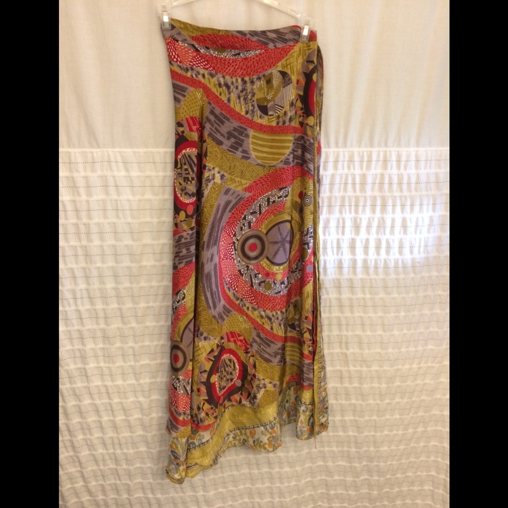 Reversible Wrap Skirt